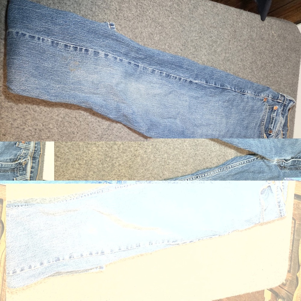 Levi's 505 Men's Jeans Blue Denim Size 32x32 Classic Straight Fit H2
